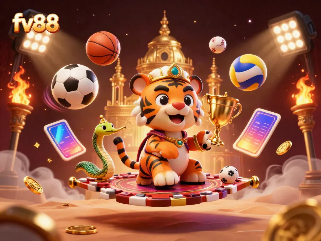 Engage in thrilling betting experiences with fv88 featuring a vibrant Arabian Nights scene.