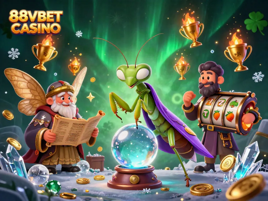 Experience the thrill of 88VBET CASINO through a vibrant 3D casino scene alive with action and fortune.
