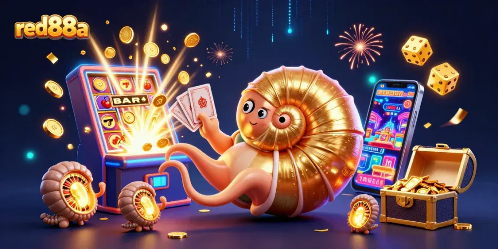 Experience thrilling gameplay with red88a, as vibrant casino elements enhance the excitement.