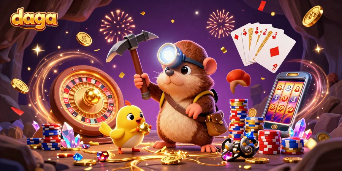 Engage in thrilling gameplay with daga's casino games featuring vibrant characters and dynamic elements.