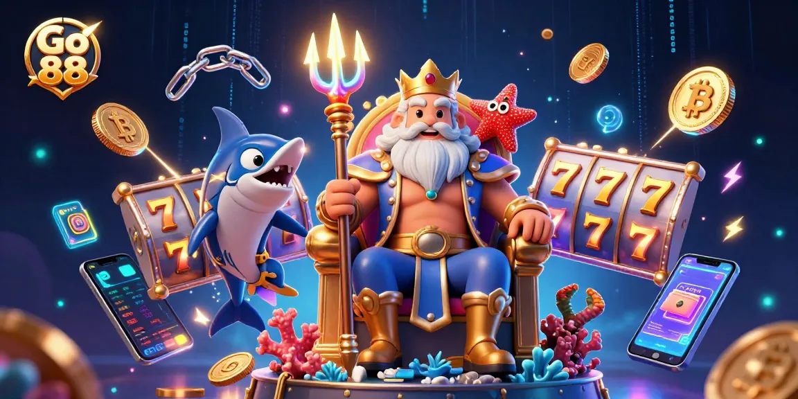 Engage with Go 88 as you immerse in thrilling slot reels and jackpot action while exploring the underwater kingdom.
