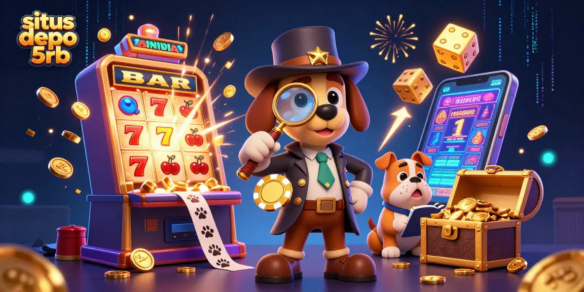 Engage with situs depo 5rb as you explore vibrant casino elements in a dynamic 3D scene.