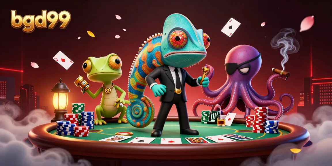 Experience the thrill of bgd99 with a vibrant casino scene featuring colorful poker elements.