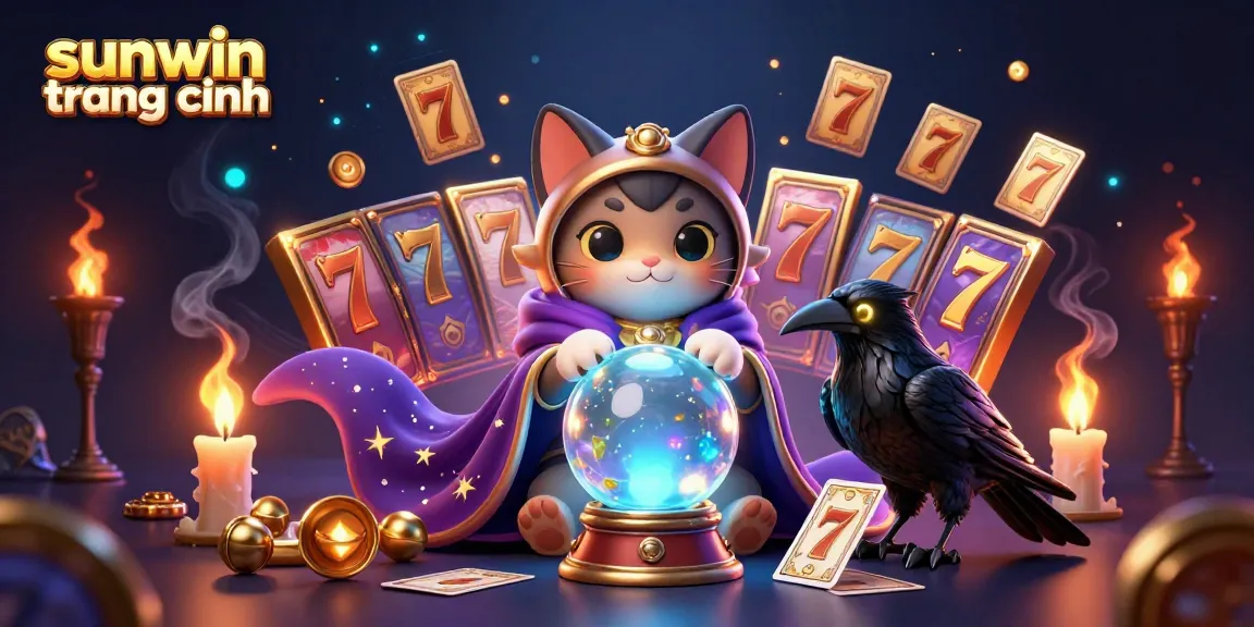 Experience the vibrant world of sunwin trang chính with dynamic slot reels and mystical characters.